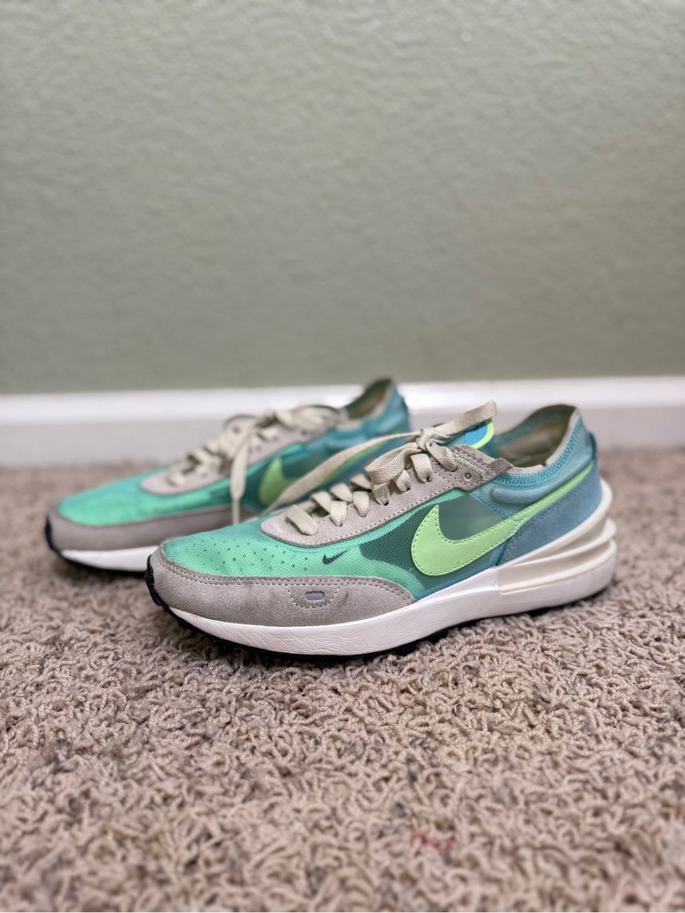 Nike Waffle One “Aqua” Women Sneakers - W8